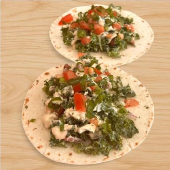 Veggie tacos from Ms. Spudz
